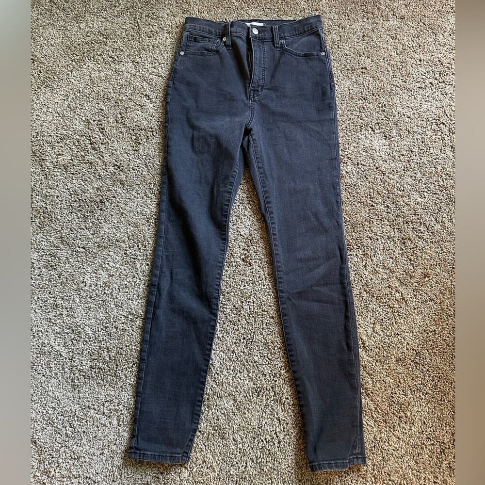 Madewell Black Skinny Jeans High-Waisted Classic Women Size 29